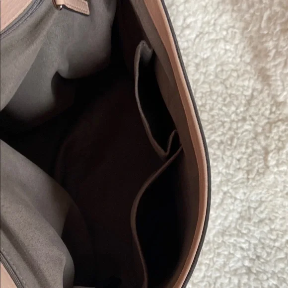 Vince Camuto Cameo Rose Leather Shoulder Bag with Gold Hardware - Picture 9 of 14